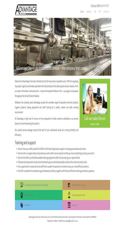 Advantage Chemicals Institutional Ltd screenshot 1